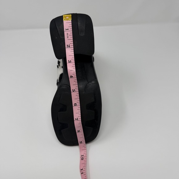 Unlisted by Kenneth Cole Cow Print Western Ankle Boots Block Heel Women's 5 UK3 - Picture 10 of 10